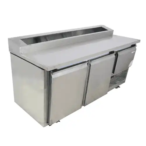 EB1850PS U BR FRIDGE S S EXTERIOR 2 AND HALF SWING SOLID DOORS R290 PIZZA TOP INCL CASTORS AND EMS The Cater ring solutions Johannesburg.webp